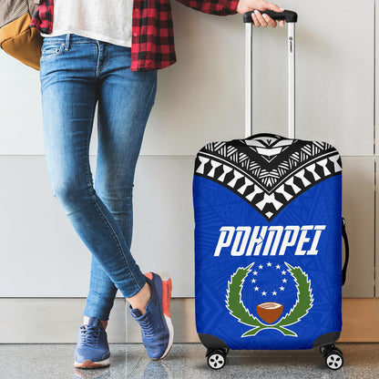 Pohnpei Flag Luggage Covers Micronesian Pattern