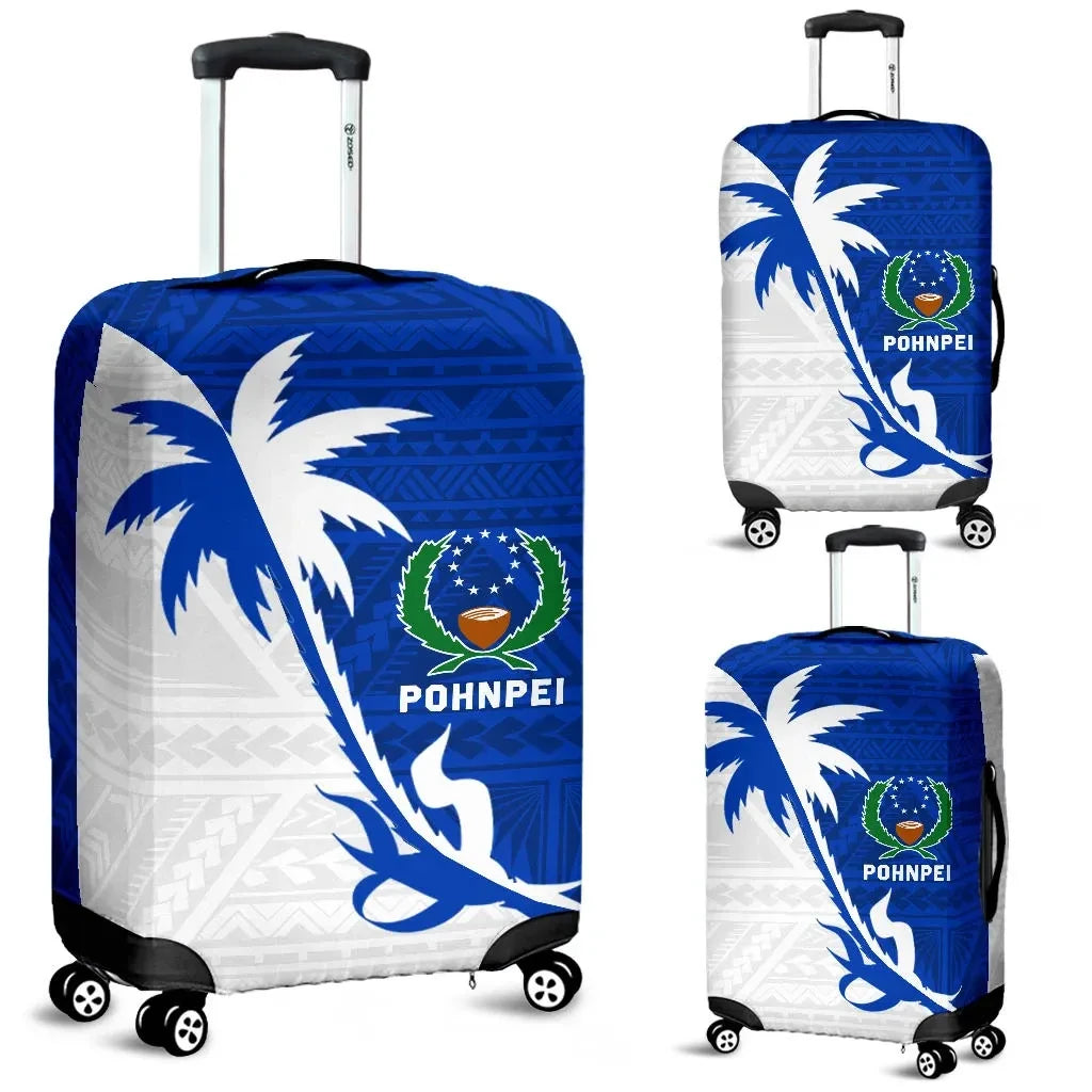 Pohnpei Coconut Tree Luggage Covers