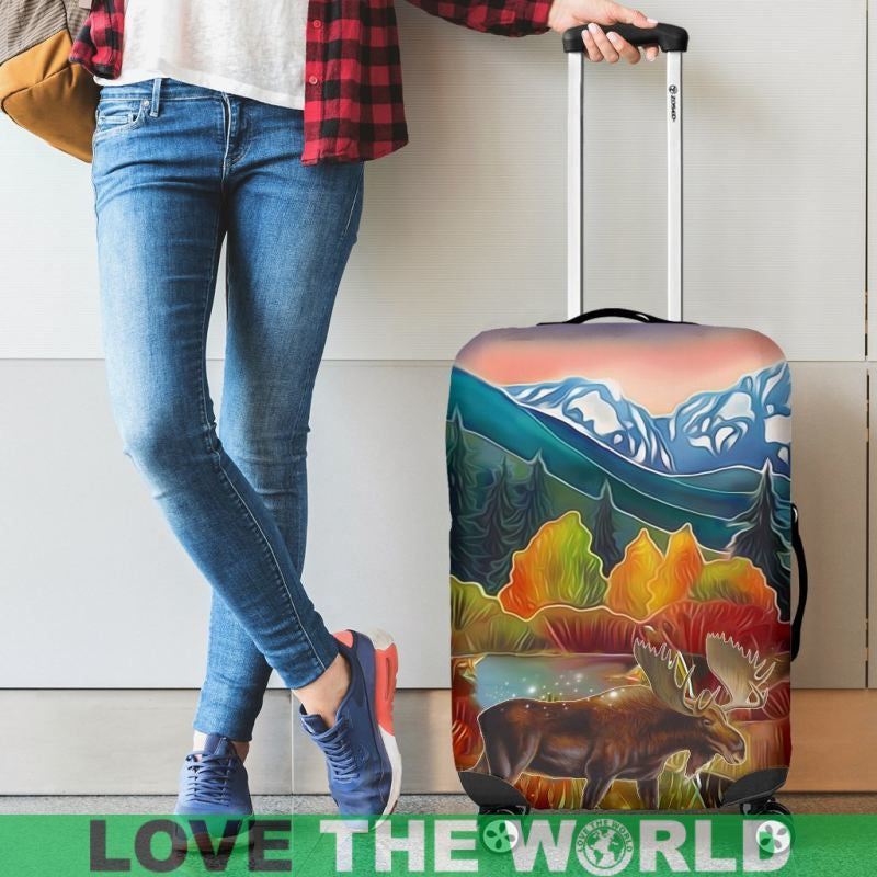 Sweden Moose Luggage Covers