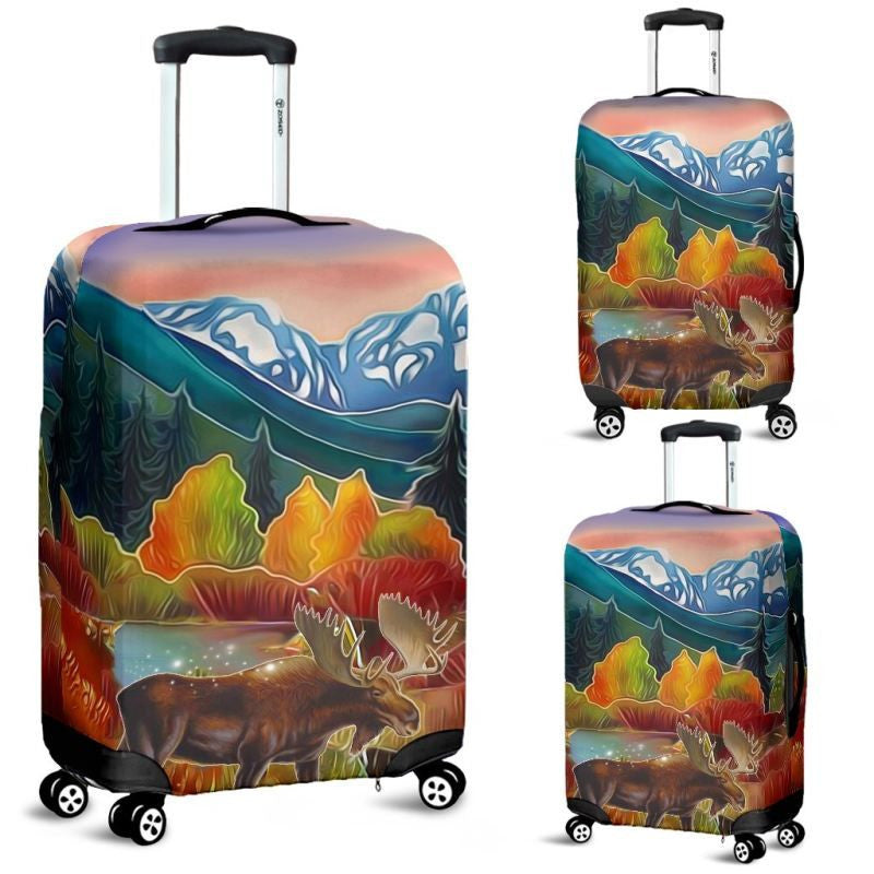 Sweden Moose Luggage Covers