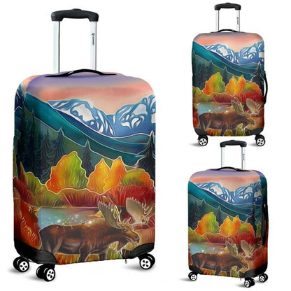 Sweden Moose Luggage Covers