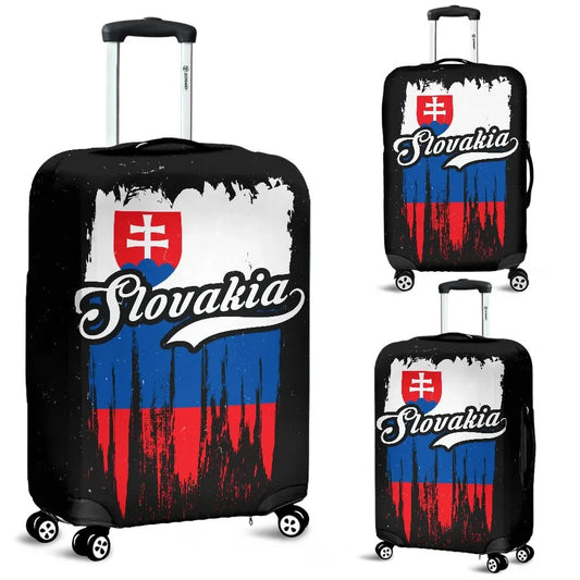 Slovakia Grunge Flag Luggage Cover