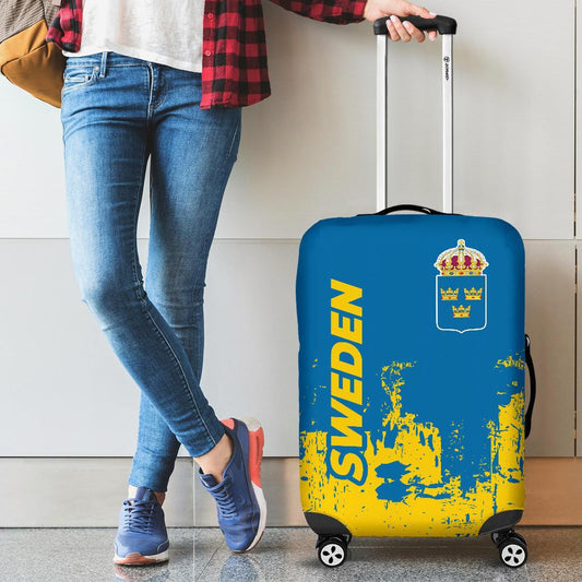 Sweden Luggage Cover Smudge Style 0