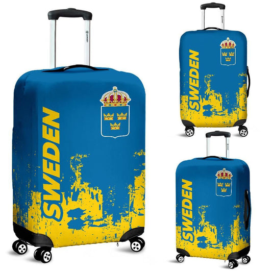 Sweden Luggage Cover Smudge Style 0