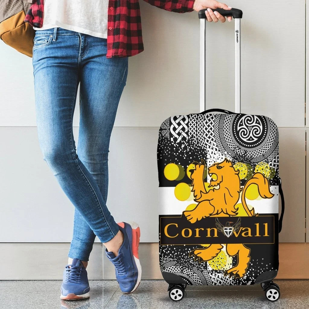 Celtic Cornwall Luggage Covers Cornwall Flag With Celtic Triskelion