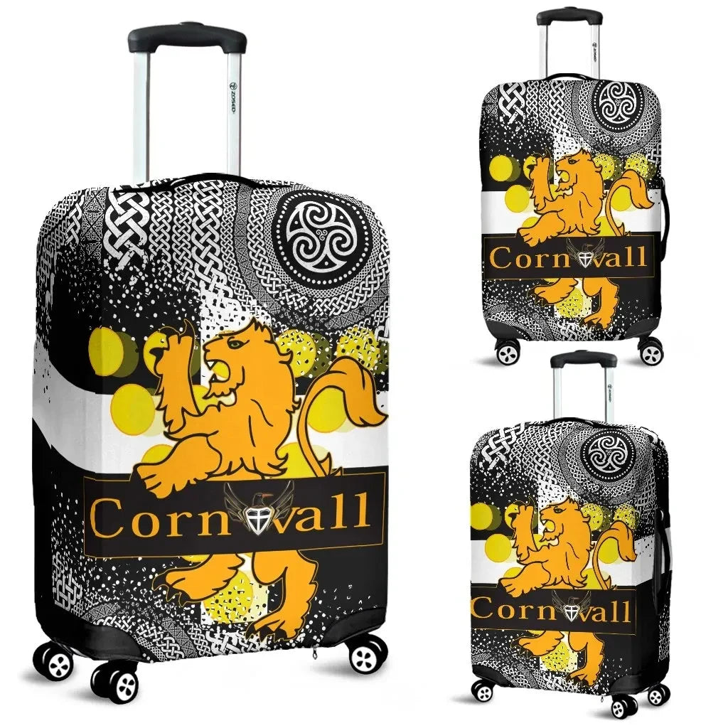 Celtic Cornwall Luggage Covers Cornwall Flag With Celtic Triskelion