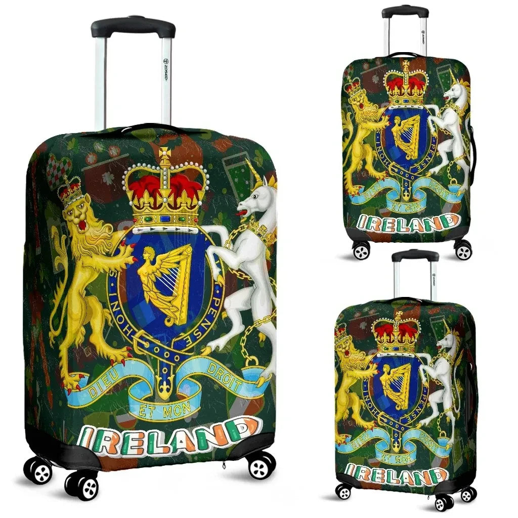 Coat of Arms Kingdom of Ireland Luggage Covers Celtic Inspired