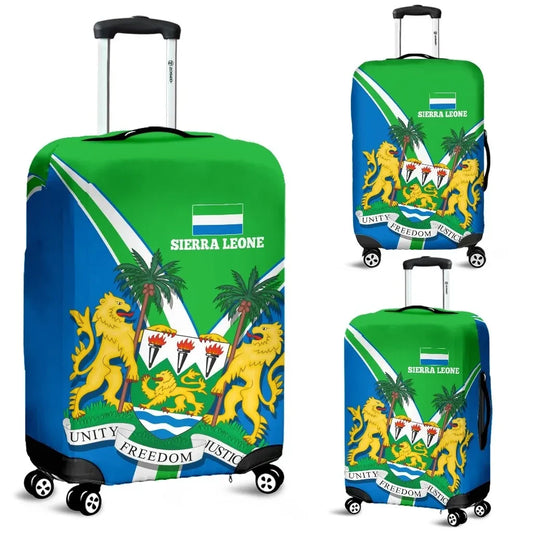 Sierra Leone Luggage Cover Sierra Leone Pride