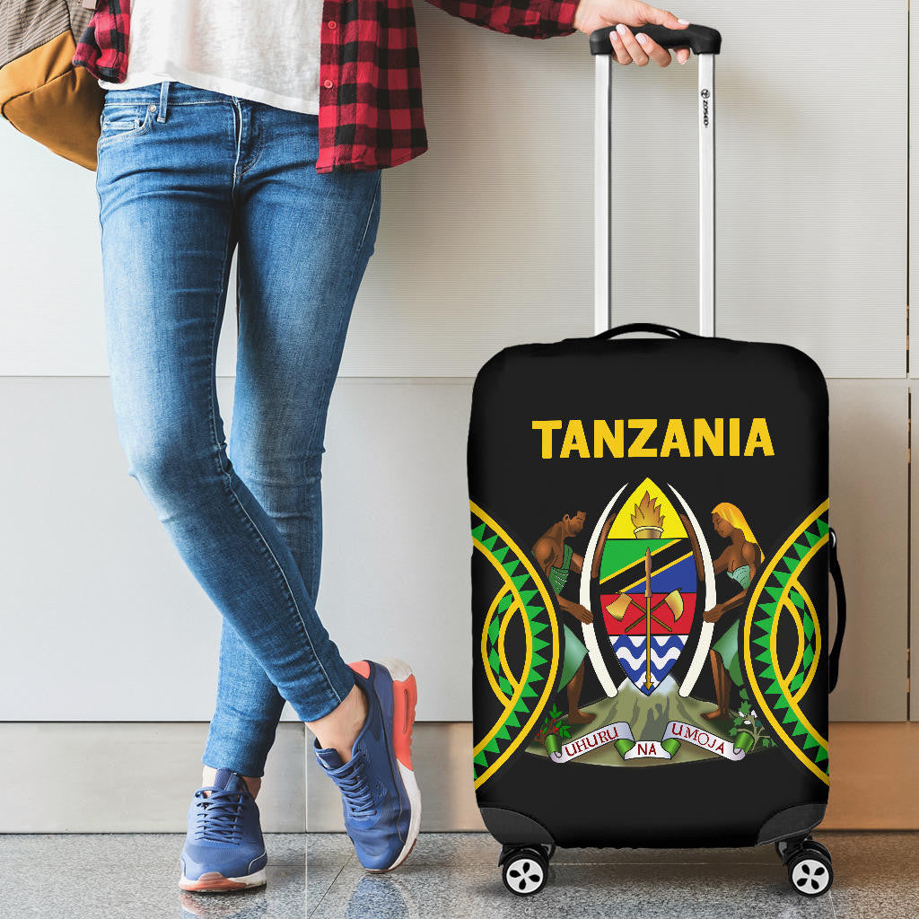 Tanzania Luggage Covers Maasai Shield