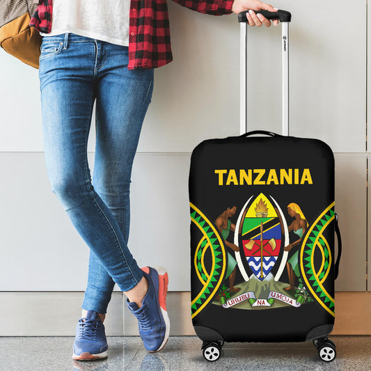 Tanzania Luggage Covers Maasai Shield