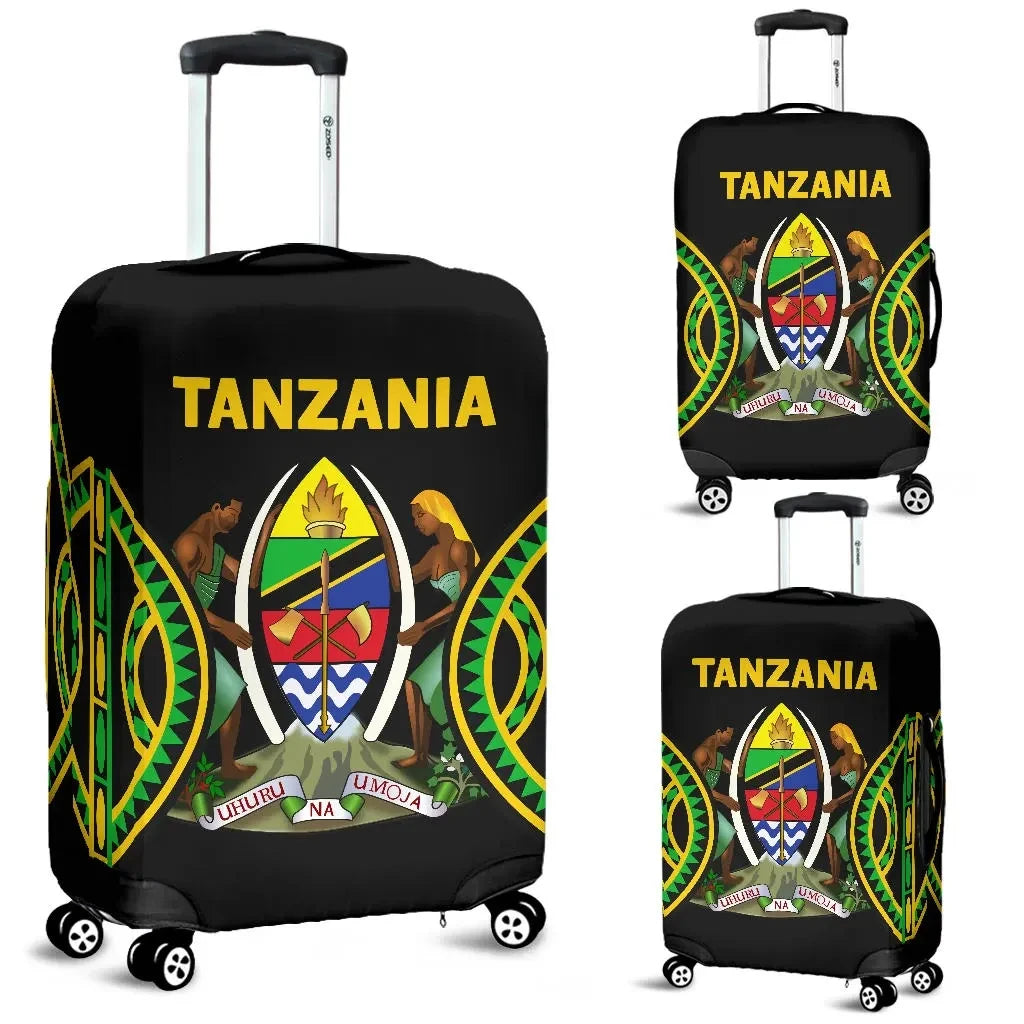 Tanzania Luggage Covers Maasai Shield