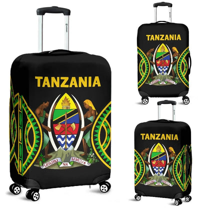 Tanzania Luggage Covers Maasai Shield
