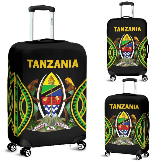 Tanzania Luggage Covers Maasai Shield