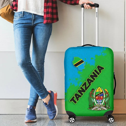 Tanzania Luggage Covers Uhuru na Umoja Version