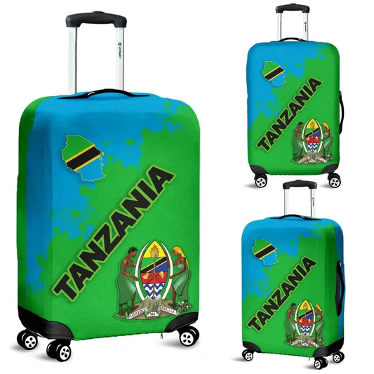 Tanzania Luggage Covers Uhuru na Umoja Version