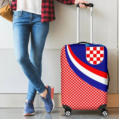 Croatia Luggage Covers Croatia Coat Of Arms and Flag Color