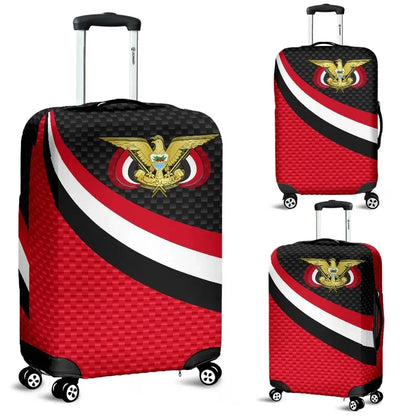 Yemen Luggage Covers Yemen Coat Of Arms and Flag Color