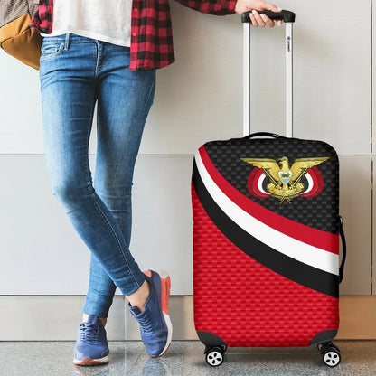 Yemen Luggage Covers Yemen Coat Of Arms and Flag Color