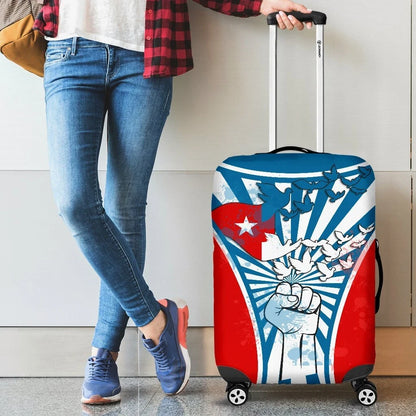 Freedom West Papua Luggage Covers Circle Stripes Hand