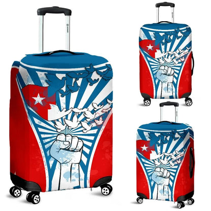 Freedom West Papua Luggage Covers Circle Stripes Hand