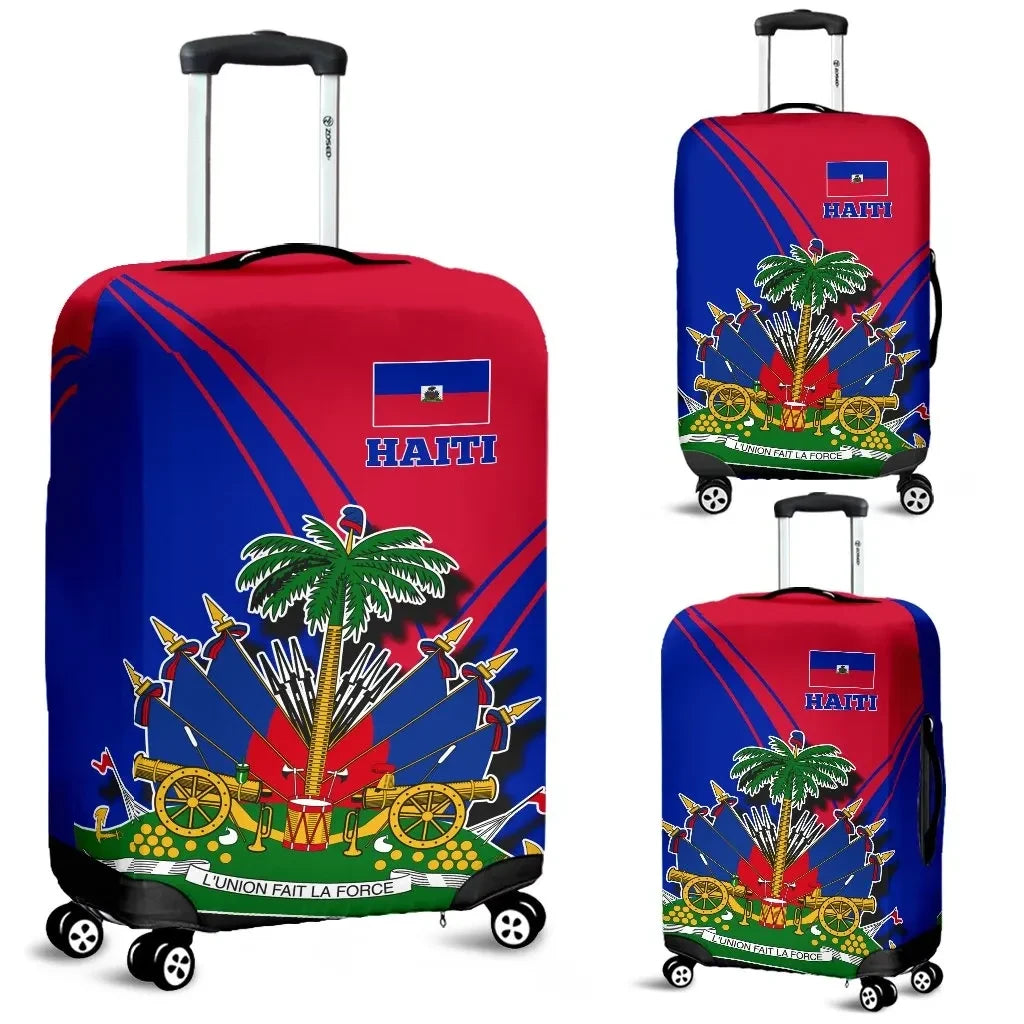 Haiti Luggage Cover Haitian Pride