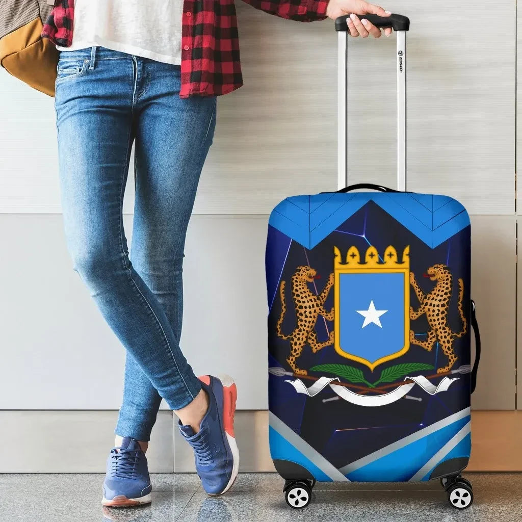 Somalia Luggage Covers Coat of Arms Somalia With Leopard