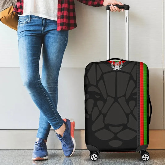 Luggage Covers AAfghanistan Coat Of Arm and Flag, LeoPard Patterns