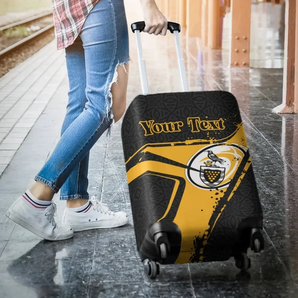 Custom Text Cornwall Rugby Personalised Luggage Covers Cornish Rugby