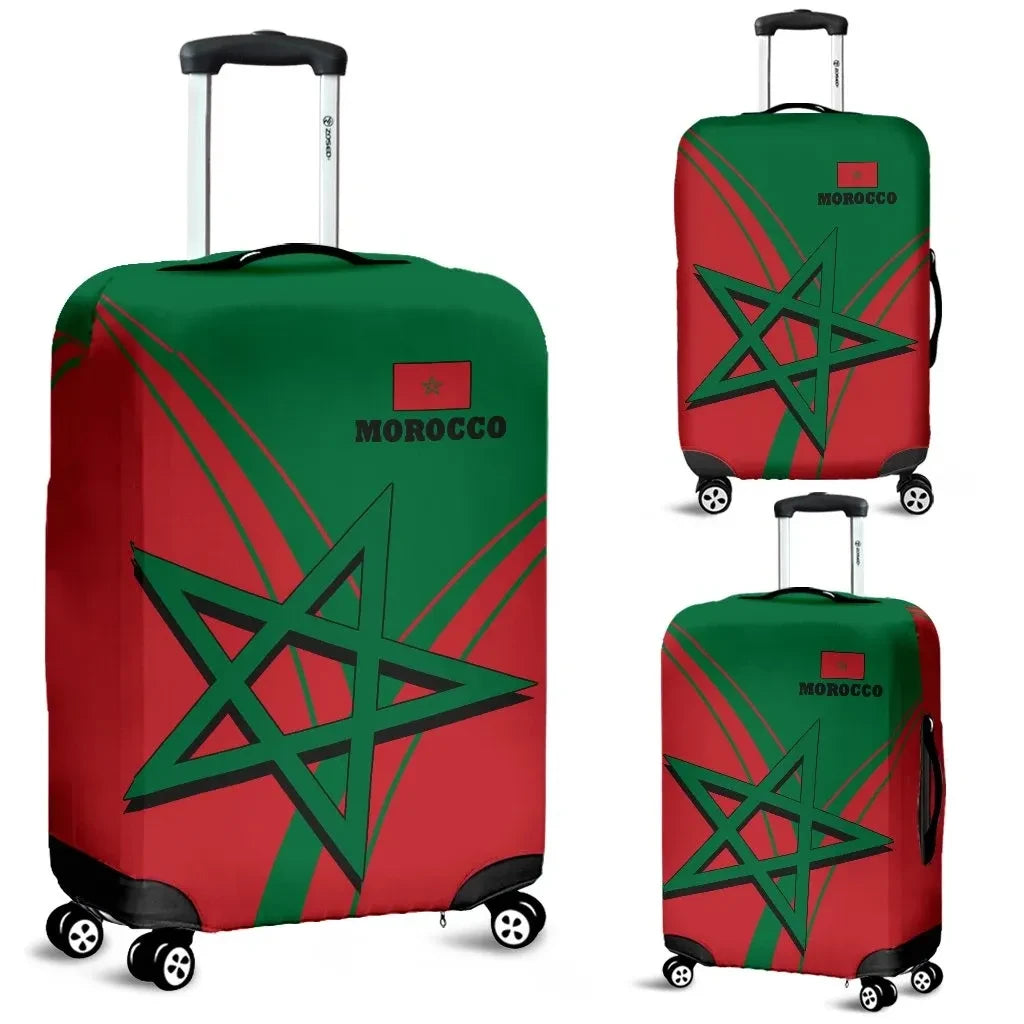 Morocco Luggage Cover Moroccan Pride