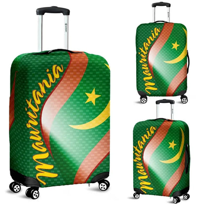 Mauritania Luggage Covers Mauritania Flag and Coat Of Arms Ver01
