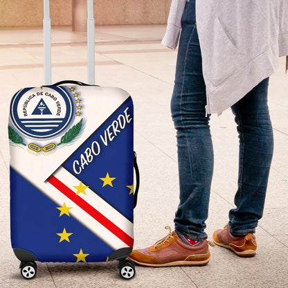 Cabo Verde Luggage Covers Cabo Verde Flag And Coat Of Arms
