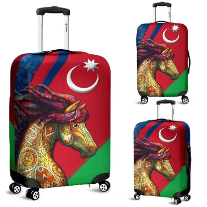 Azerbaijan Pride and Heritage Luggage Covers Happy Independence Day