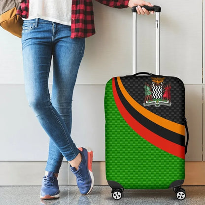 Zambia Luggage Covers Zambia Flag and Coat Of Arms
