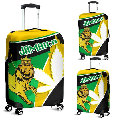 Jamaica Lion Luggage Covers Flag Version