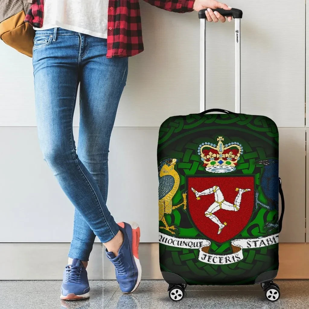 Celtic Luggage Covers Isle of Man Celtic Coat of Arms