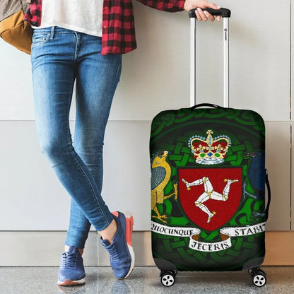 Celtic Luggage Covers Isle of Man Celtic Coat of Arms