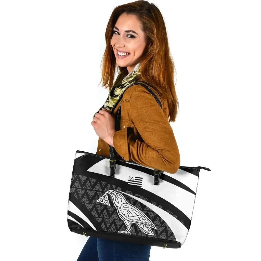 Brittany Celtic Leather Tote Bag Legend Of Brittany Color