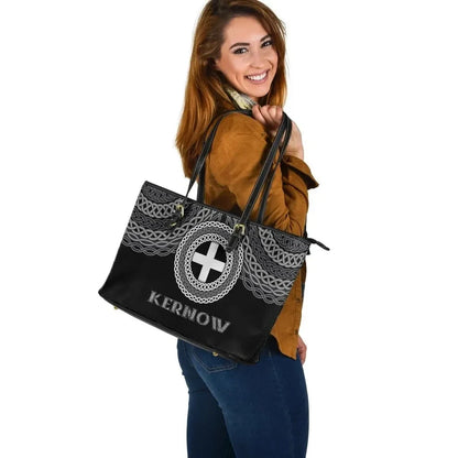 Cornwall Celtic Leather Tote Bag Legend Of Cornwall