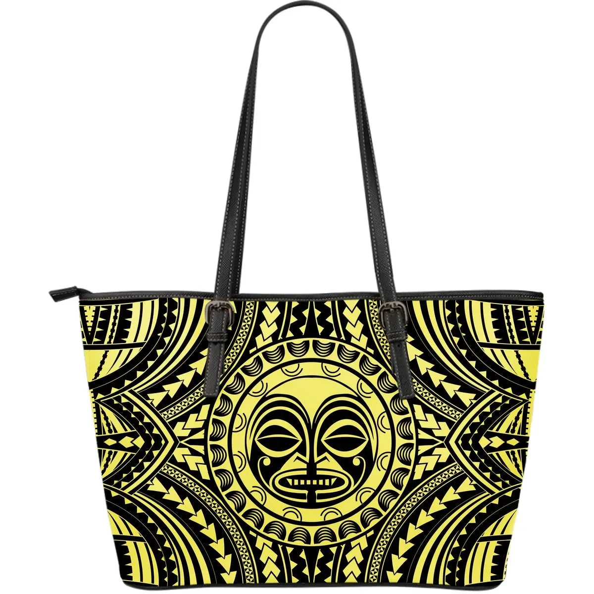 Polynesian 5Th Leather Tote Bag