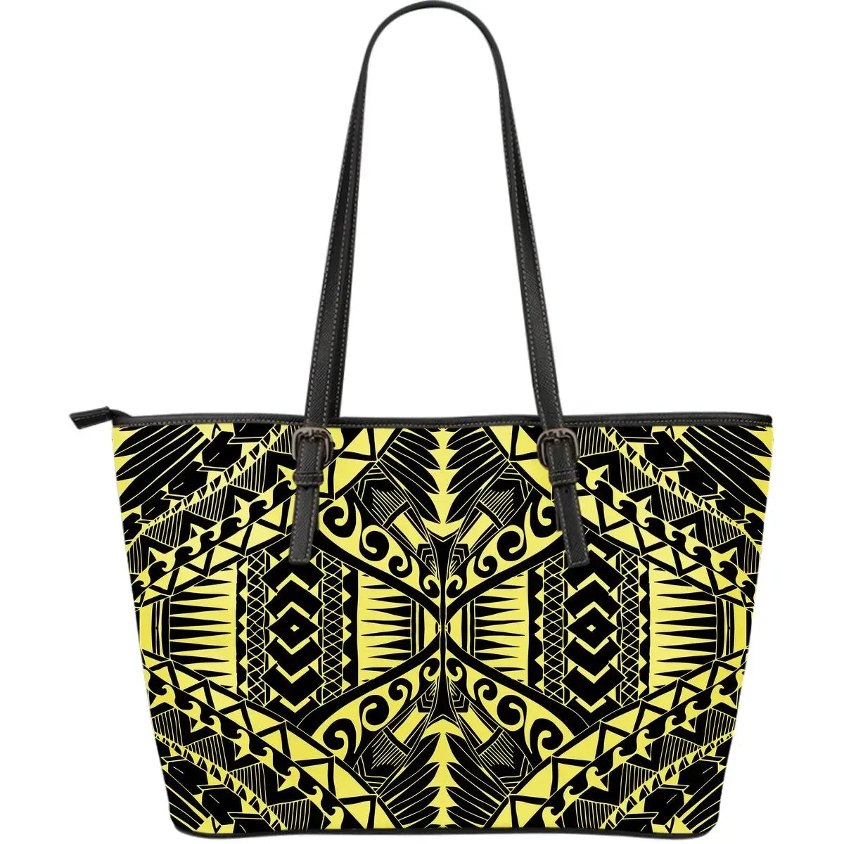 Polynesian 6Th Leather Tote Bag
