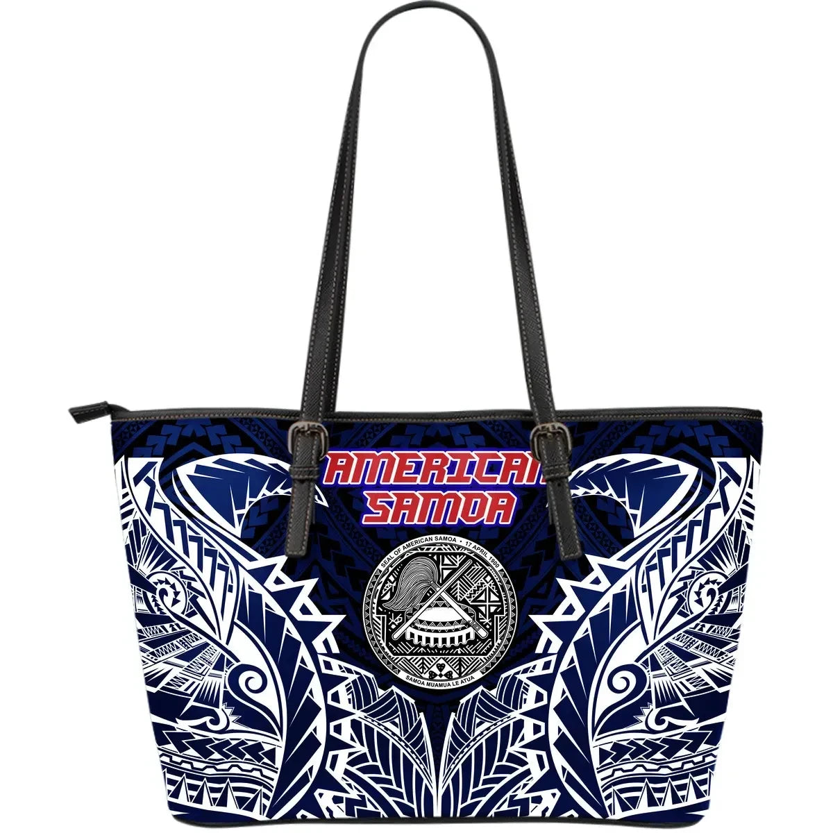 American Samoa Premium Leather Tote Bag