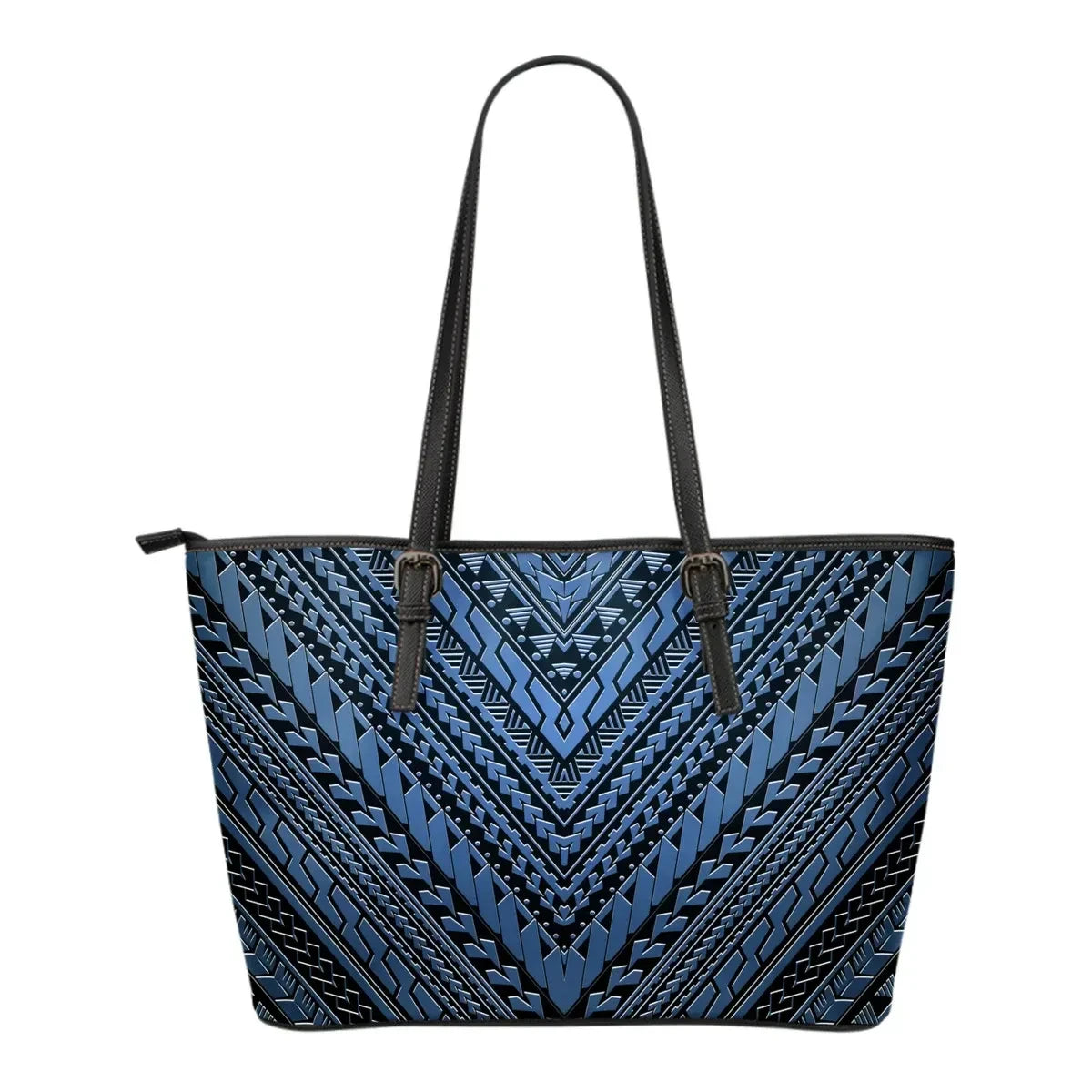 Maori Leather Tote Bag