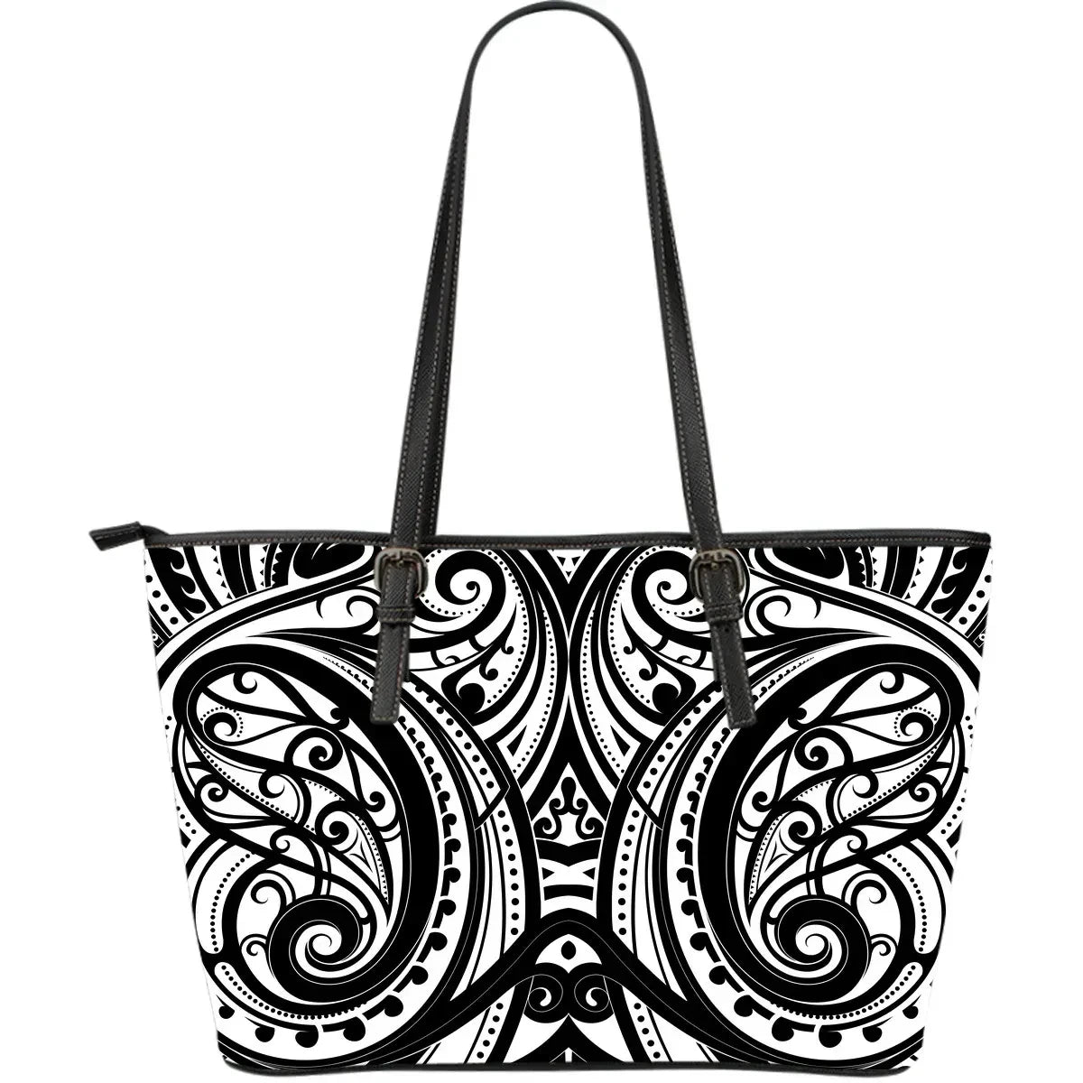 Maori Tattoo Hanbag Leather Tote Bag