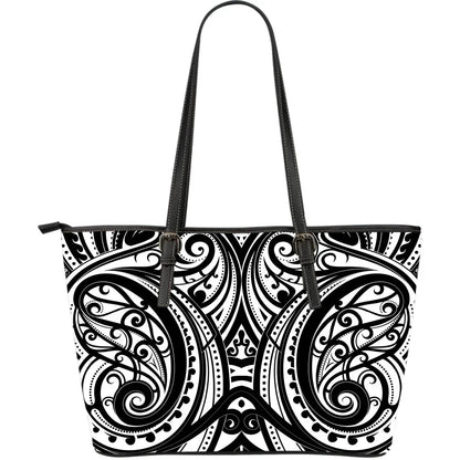 Maori Tattoo Hanbag Leather Tote Bag