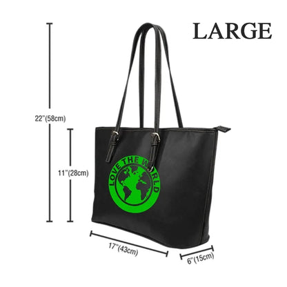 Bosnia And Herzegovina Bag Bosnia And Herzegovina Flag Leather Tote Bag