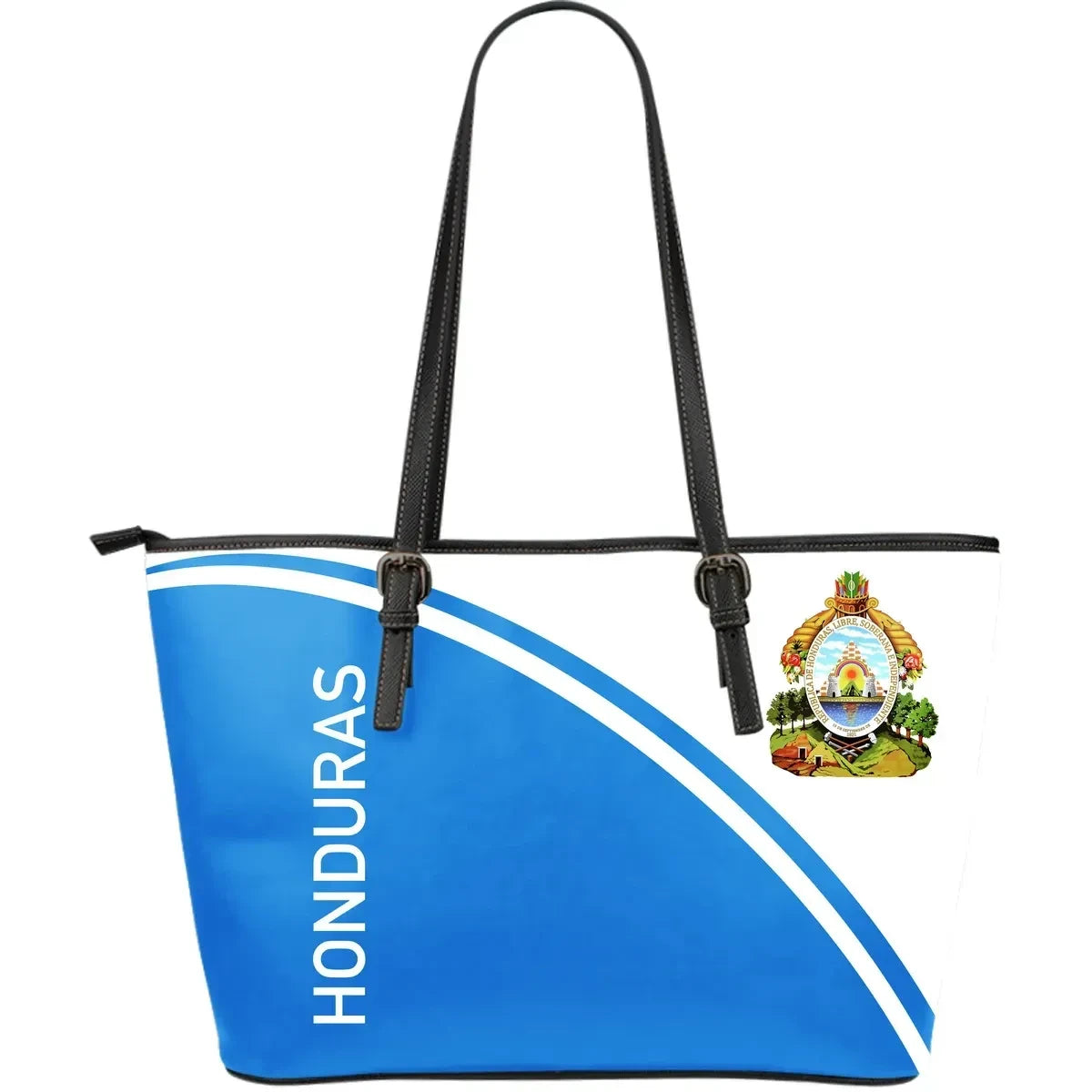 Honduras Leather Tote Bag Curve Version Bn11