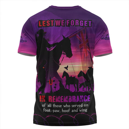 Australia T Shirt Anzac Day In Honour Of All Who Served