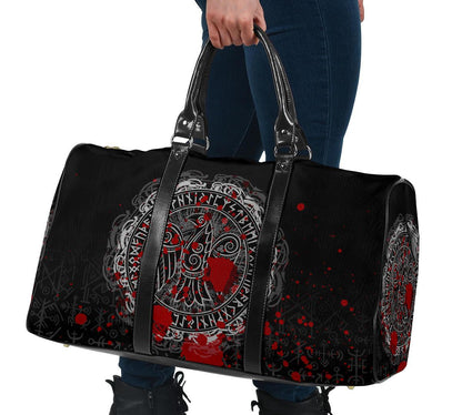 Viking Raven Celtic Tattoo Blood Travel Bag