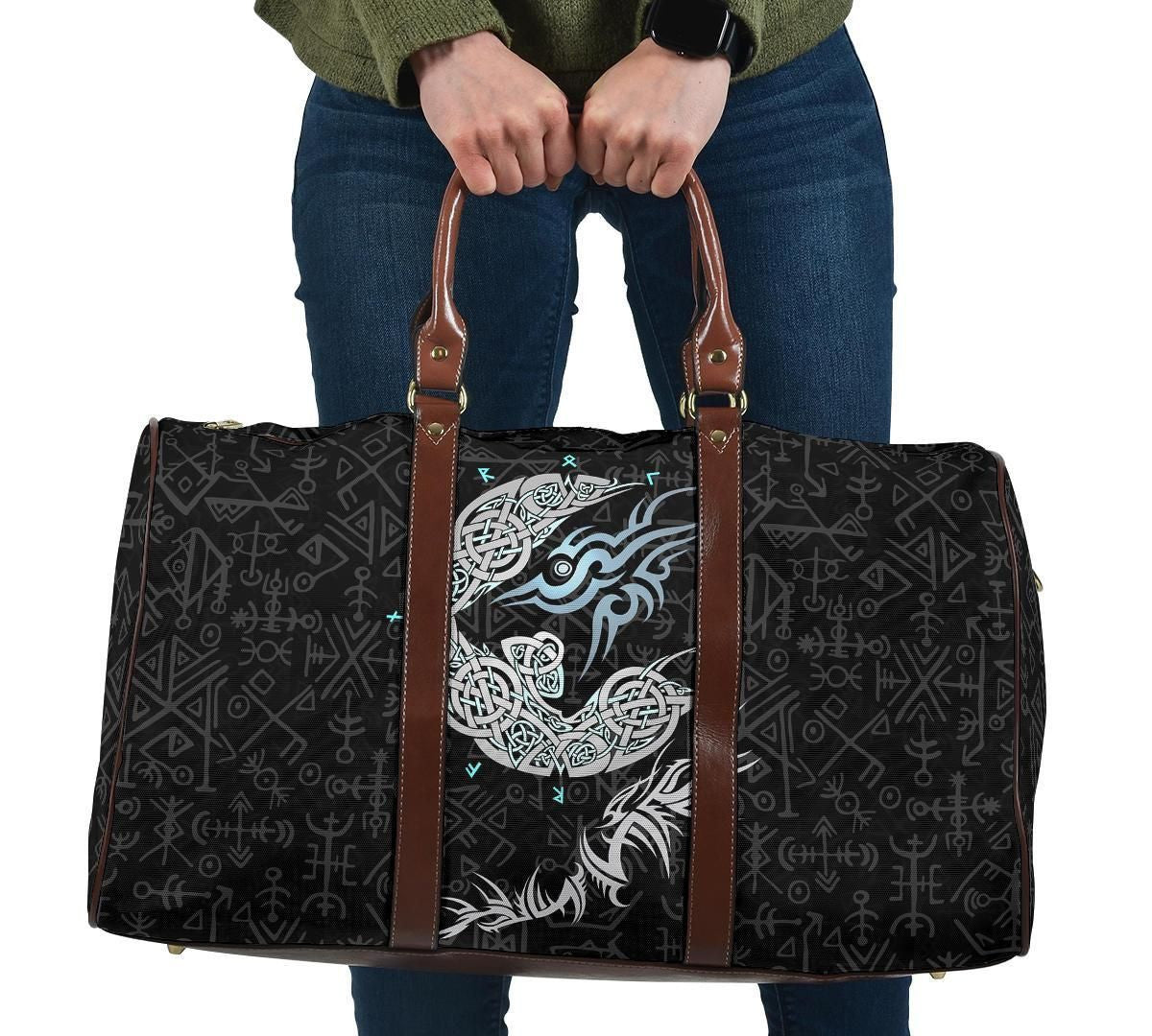 Viking Fenrir Wolf Travel Bag