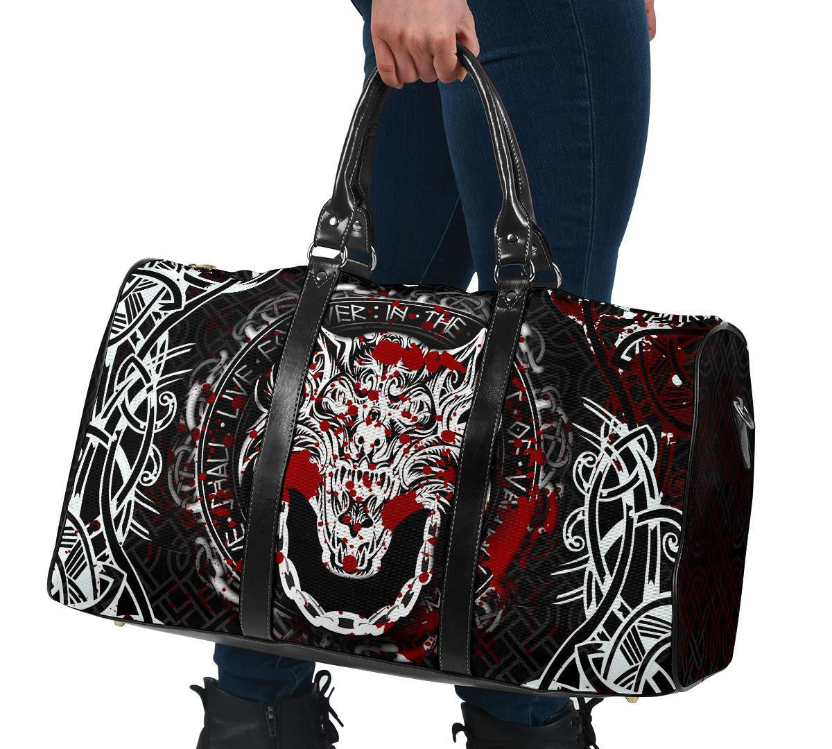 Travel Bag Fenrir Viking Blood 3D